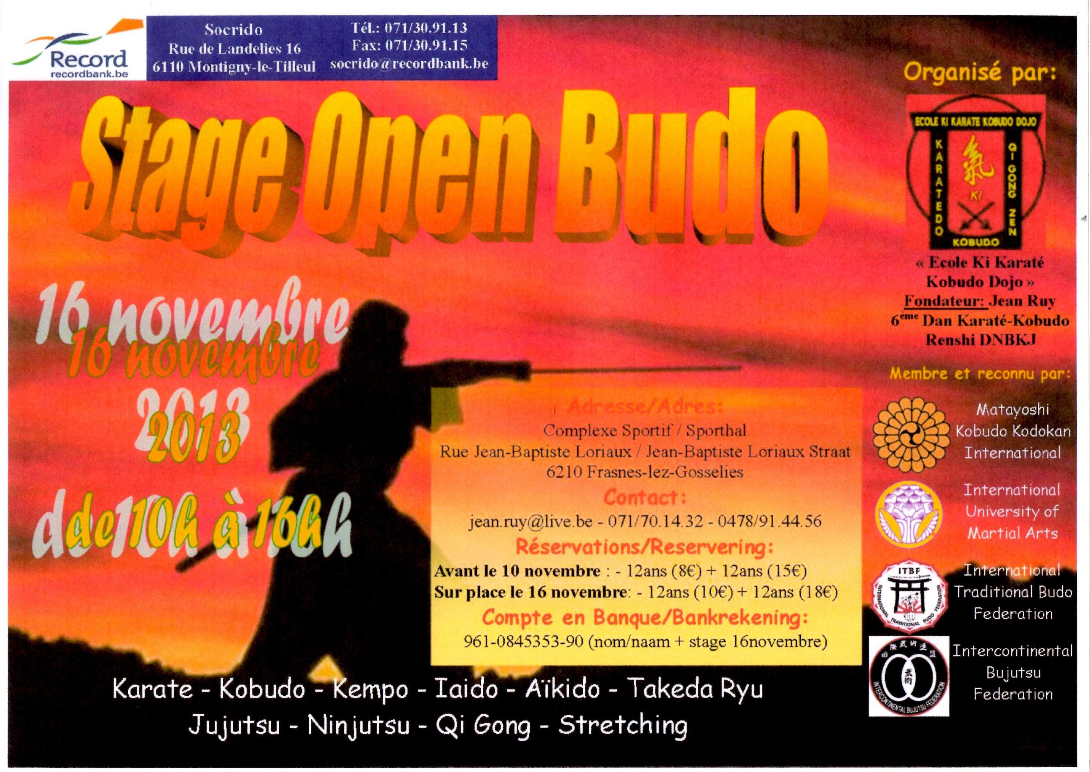 Stage Open Budo